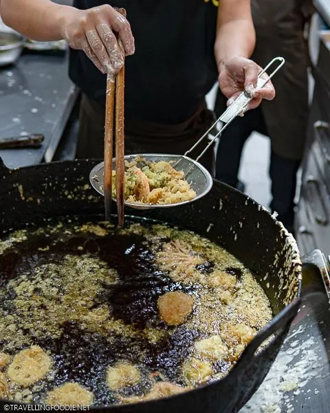 Traditional Japanese Food Tempura at Akimitsu Tendon in Manila