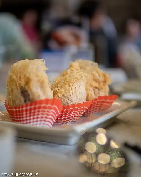 Taro Puff Dim Sum at Gloria Maris Shark's Fin Restaurant in Greenhills