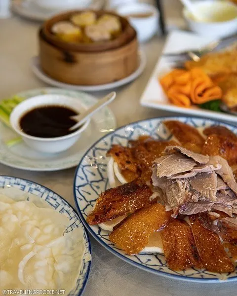 Sliced Peking Duck with Wrapper at Gloria Maris Shark's Fin Restaurant Greenhills