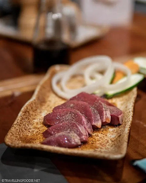 Raw Beef Liver at Japan Fudo Street
