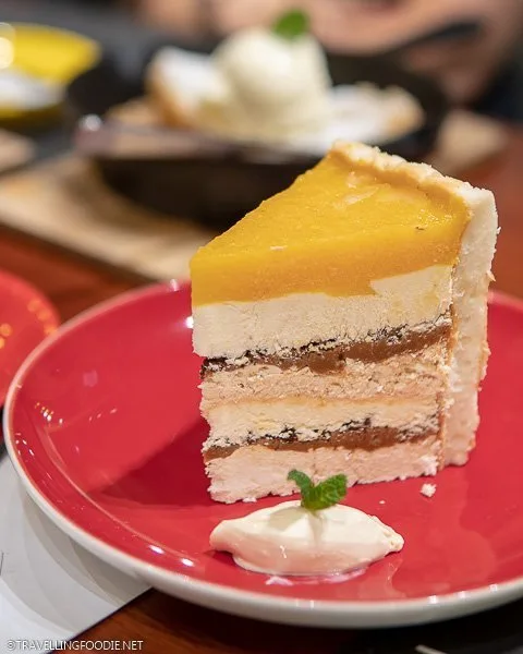 Mango Meringue Cake at Locavore in Manila