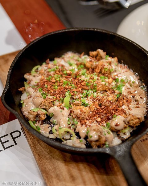 Lechon Oyster Sisig at Locavore, one of the best restaurants in Manila