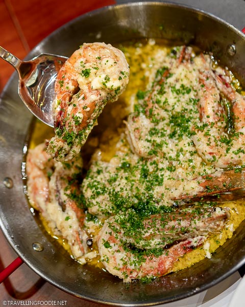 Black Tiger Prawns in Mayo and Butter at Locavore