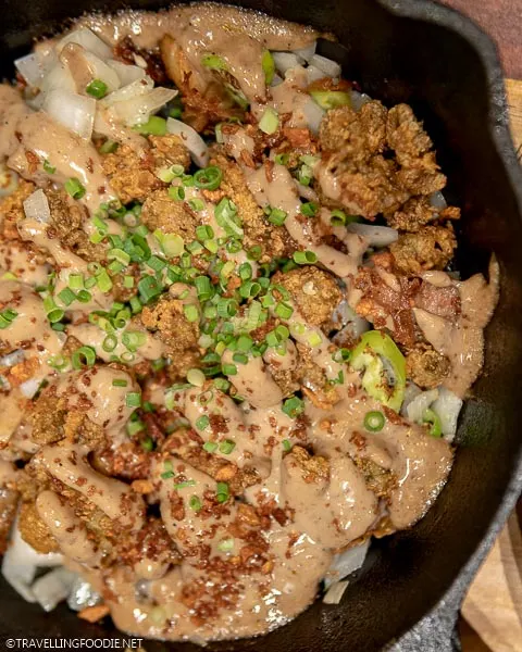 Fried Oyster Sisig at Locavore Eastwood City