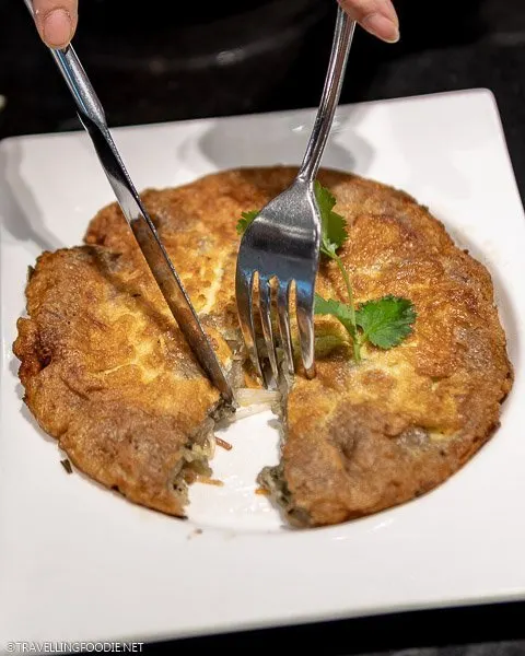Oyster Pancake at Lugang Cafe in SM North Edsa in Manila