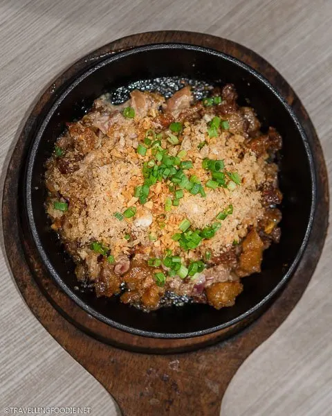 Philippines Best Crispy Sizzling Sisig at Manam in Manila