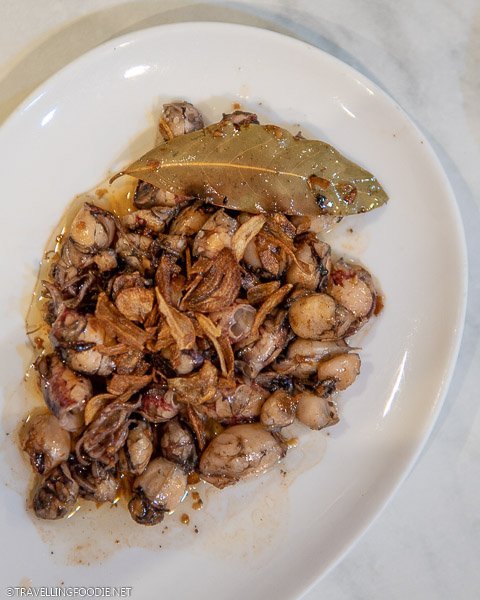 Olive Oil Baby Squid at Mesa Filipino Moderne at Eastwood City, Manila