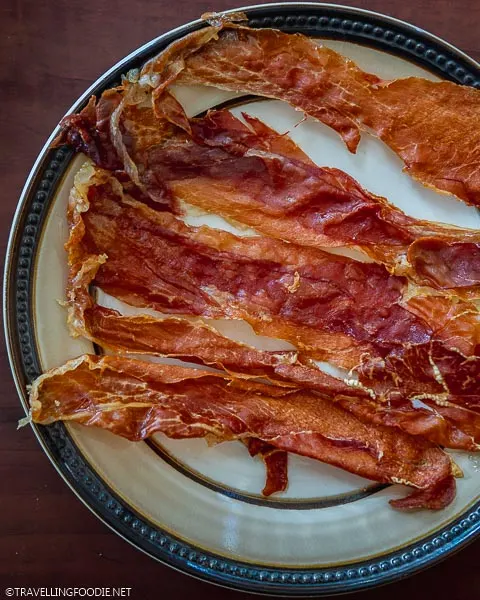 Five Air Fried Prosciutto di Parma