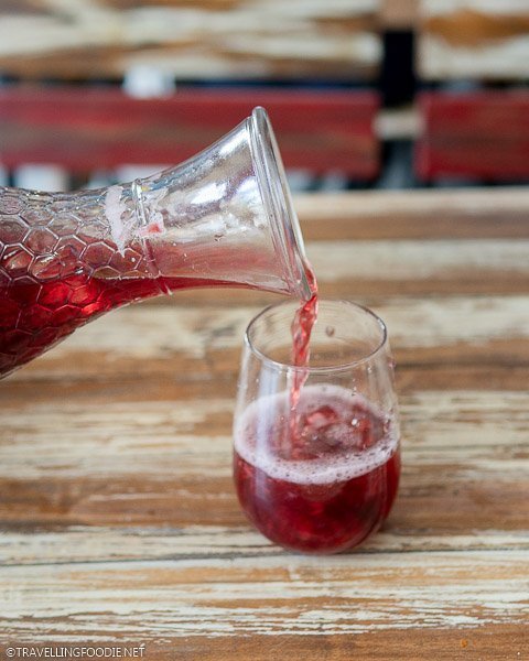 Red Wine Sangria at Tittos Latin BBQ and Brew in Manila