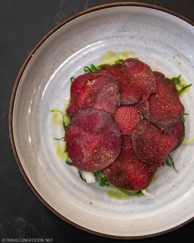 Filet Américain Course at Frilu