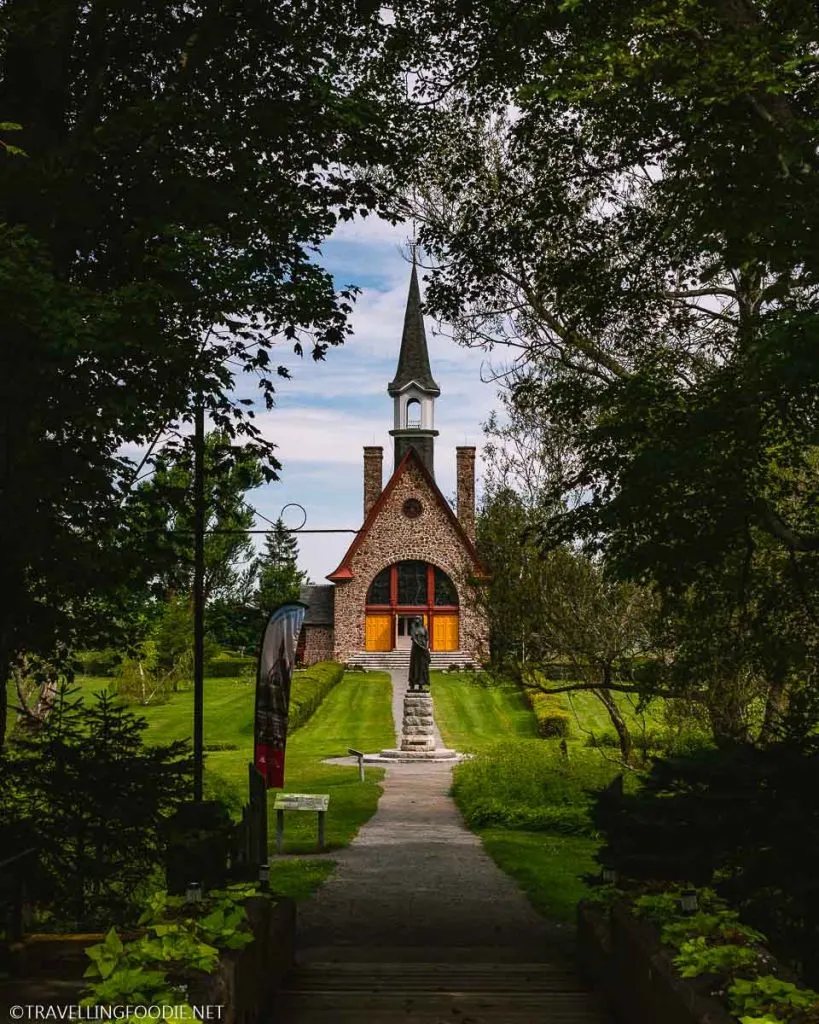 Memorial Church at Grand Pre National Historic Site in Nova Scotia