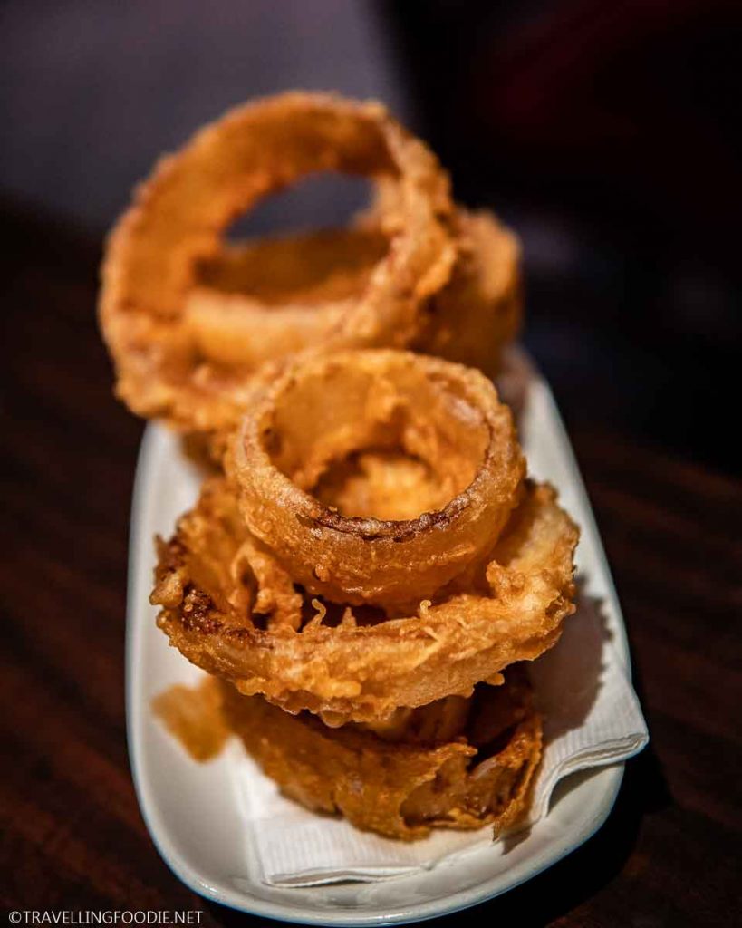 Onion Rings at Olde Yorke Fish and Chips in Toronto