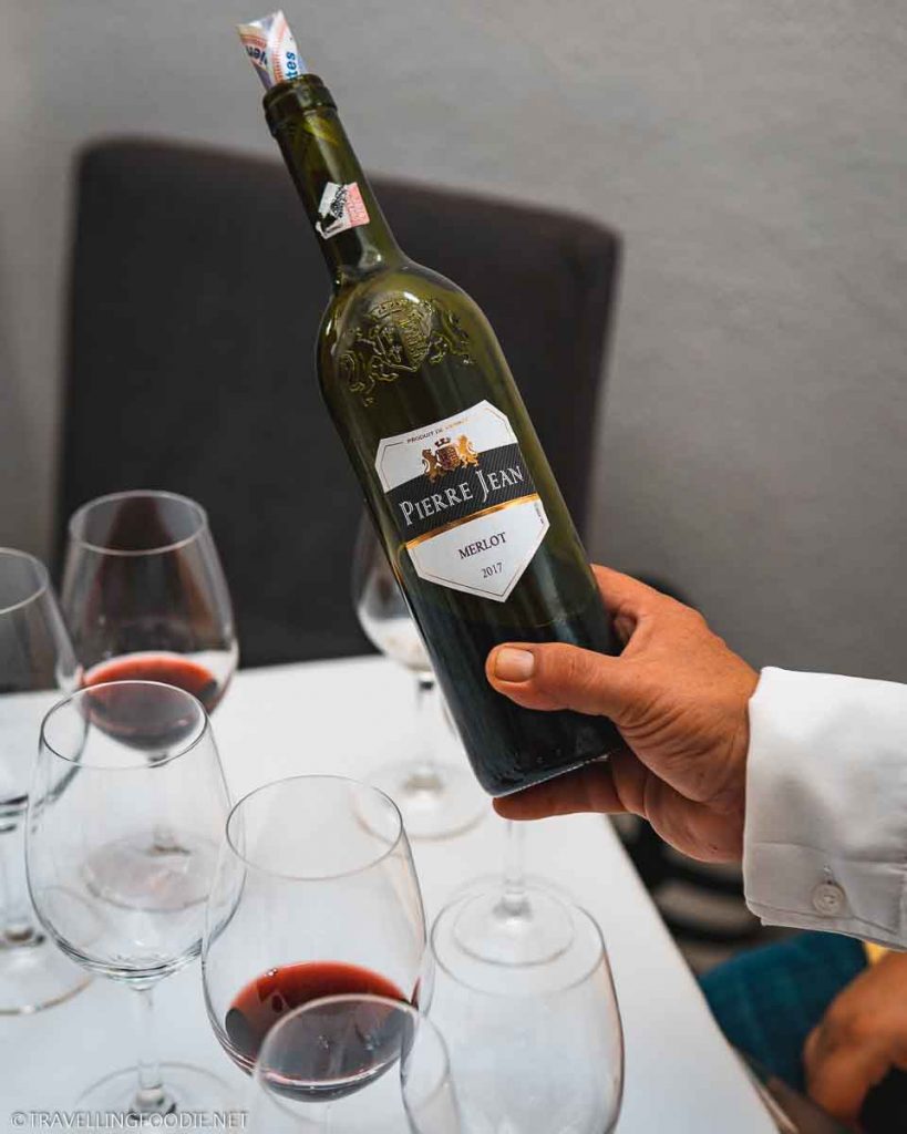 Pierre Jean Merlot 2017 Wine Tasting at Cafe des Artistes in Puerto Vallarta, Mexico