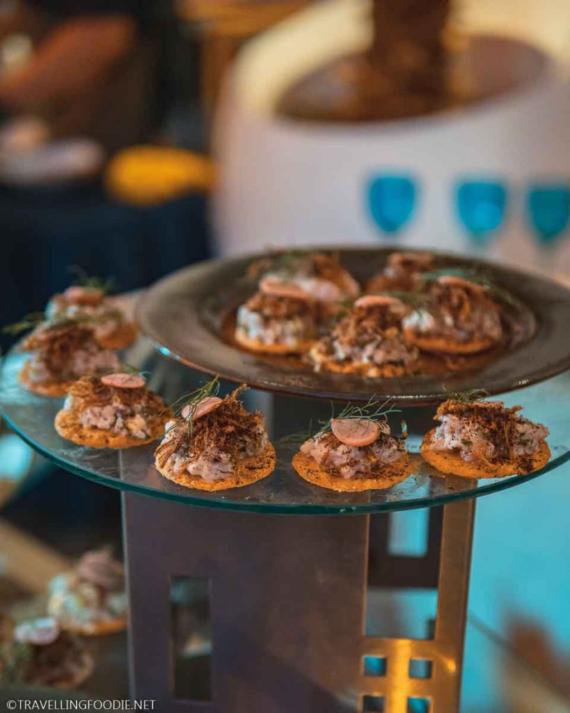 Red Snapper Ceviche Tostada at Puerto Vallarta Festival Gourmet International Grand Gourmet Village