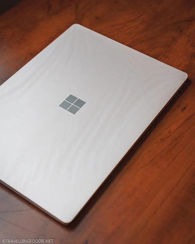 Closed Brand New Microsoft Surface Laptop 3 on Office Table