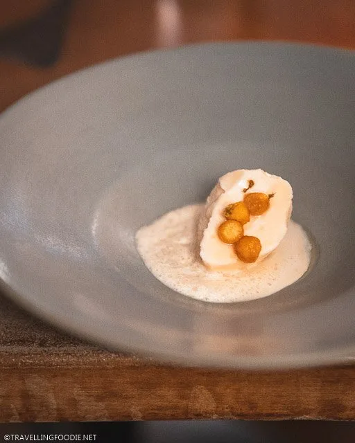 Apple Sorbet at Pearl Morissette Restaurant in Jordan Station, Ontario