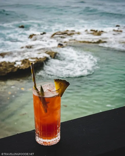 Rum Punch Cocktail at AMA at Cane Bay in Saint Croix, USVI