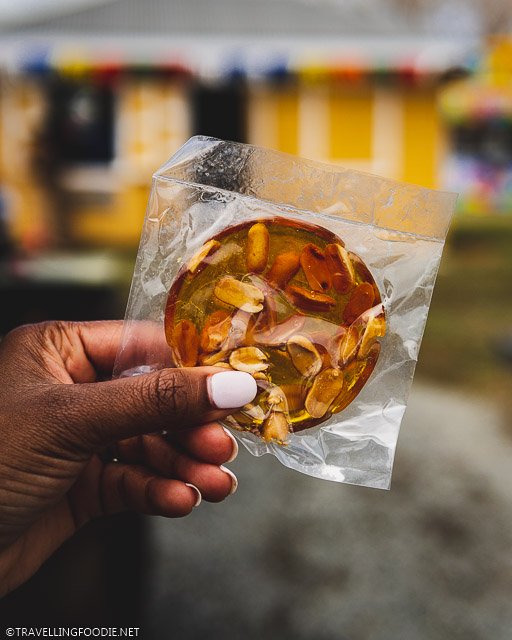 Peanut Brittle Candy at St. Croix US Virgin Islands Argriculture and Food Festival