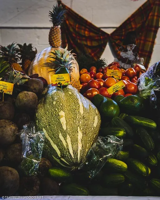 Fresh Produce at US Virgin Islands Agrifest in St. Croix