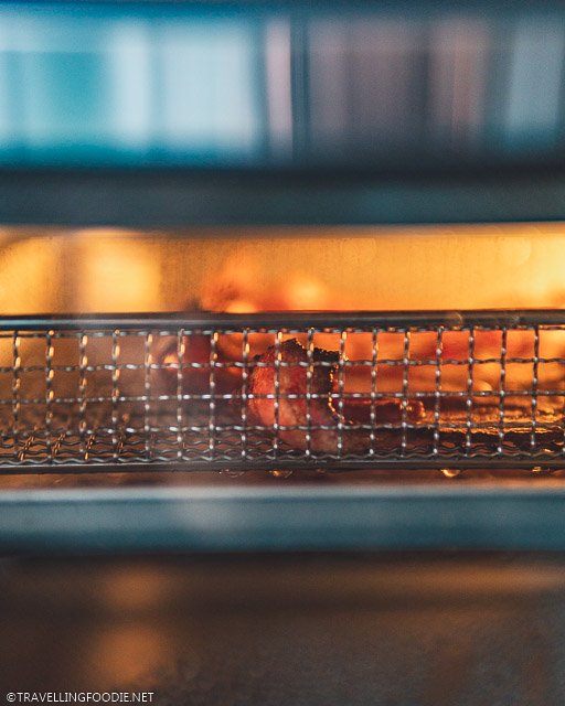 Crispy Bacon inside the Air Fryer