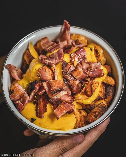 Air Fryer Bacon Cheese Tater Tots