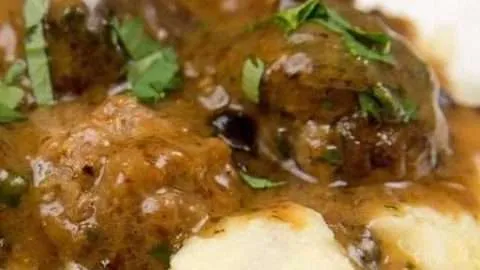 Meatballs and Mashed Potatoes