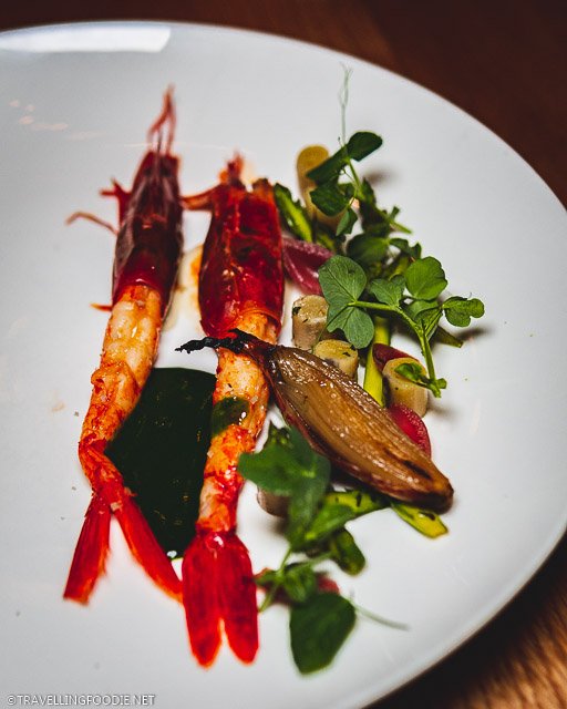 Spanish Shrimps at Restaurant Ikanos for Montreal Festival of Lights 2020