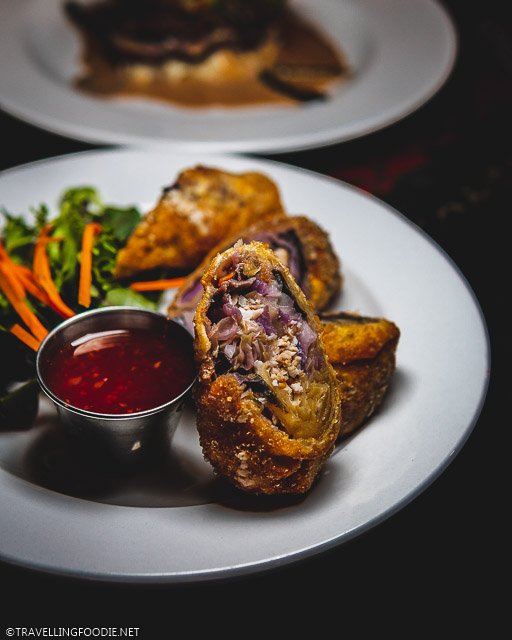 Fresh Fish Egg Roll at Savant Restaurant in Saint Croix, US Virgin Islands