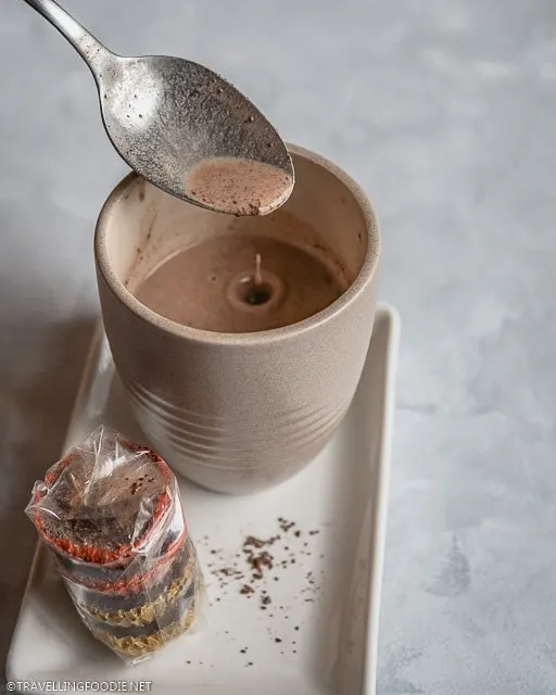 Tsokolate Tablea in a mug