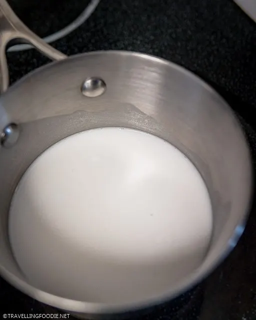 Milk with Tablea de Cacao in a Pot