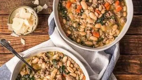 Italian Sausage Stew with White Beans