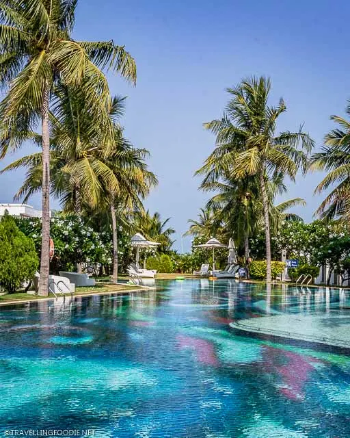 Swimming Pool at Grande Bay Resort in Mamallapuram, India