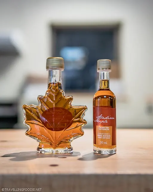 Acadian Maple's Pure Maple Syrup mini bottle