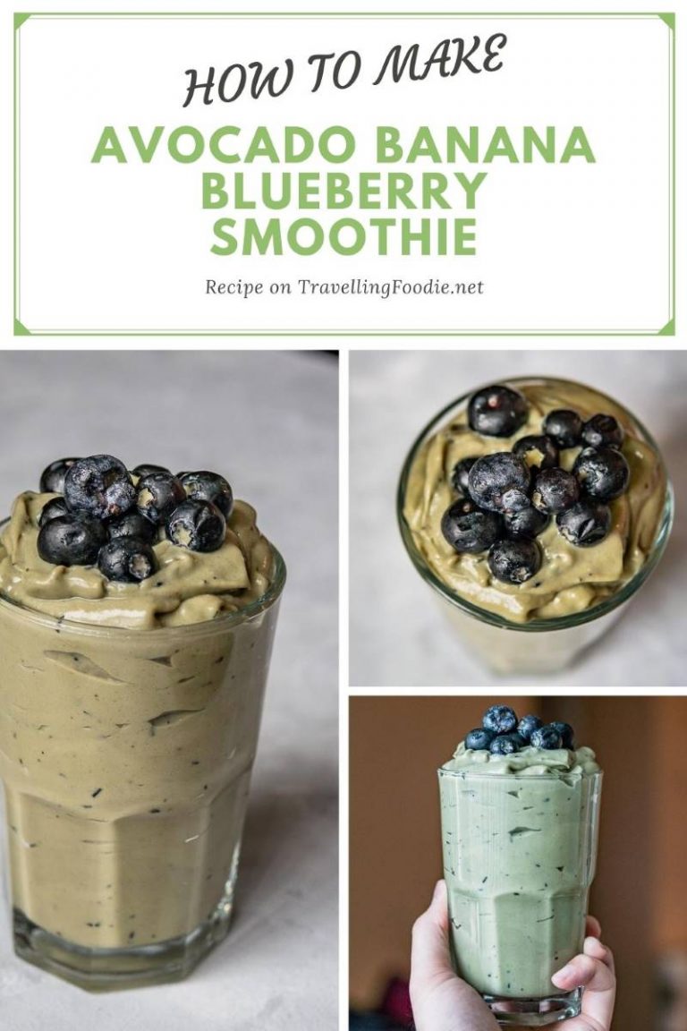 Avocado Blueberry Smoothie Recipe Sweet & Creamy Banana Smoothie