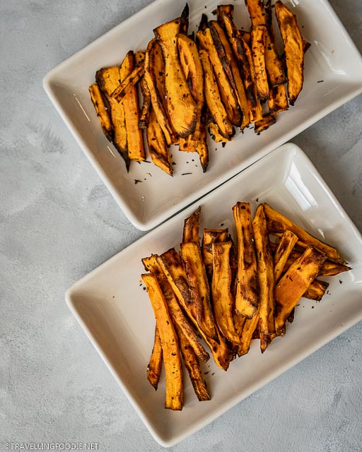 Air Fried Crispy Sweet Potato Fries