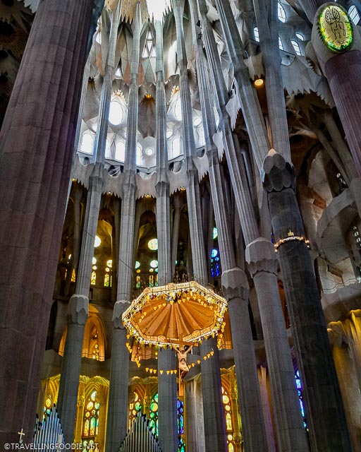 The baldachin high altar at the Sagrada Família in Barcelona