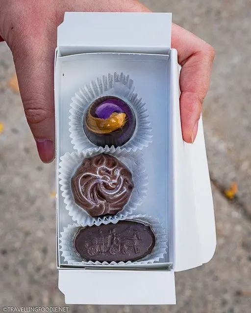 Lavender, Sea Salt and Whiskey Truffles at Chocolate Barr's Candies in Stratford, Ontario