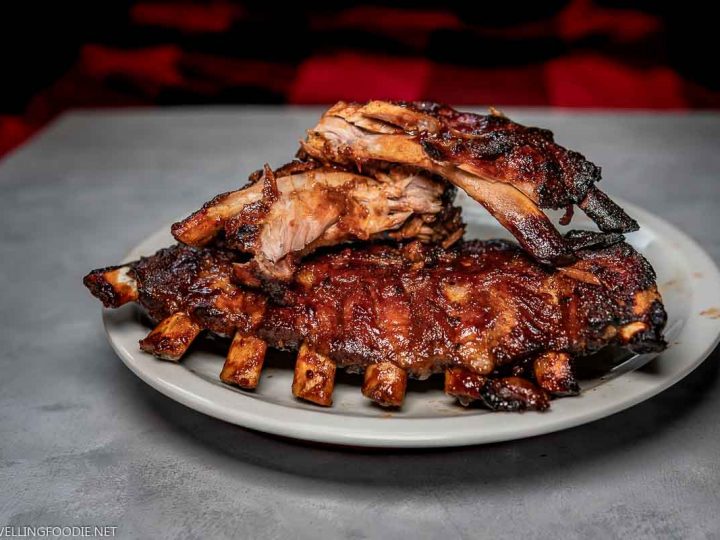 Air Fryer BBQ Baby Back Ribs using Instant Pot