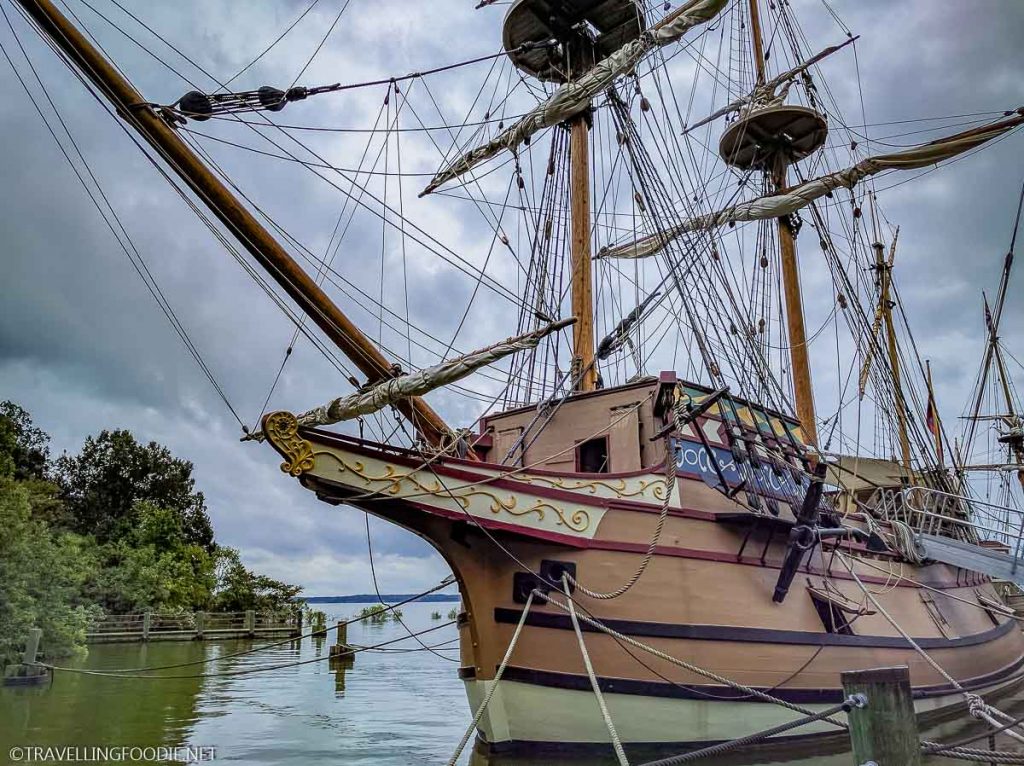 Godspeed Replica Sailing Ship at Jamestown Settlement in Virginia