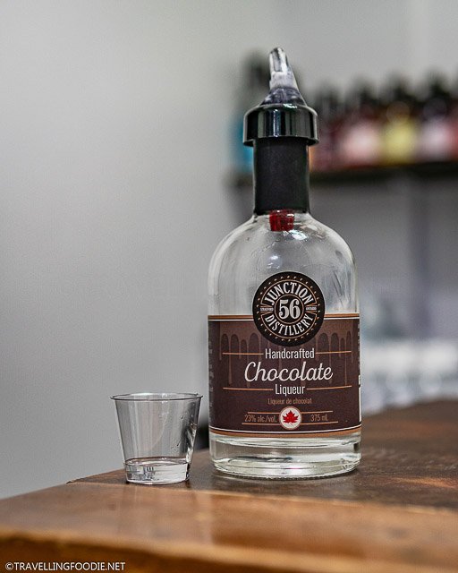 Junction 56 Distillery Handcrafted Chocolate Liqueur Tasting in Stratford, Ontario
