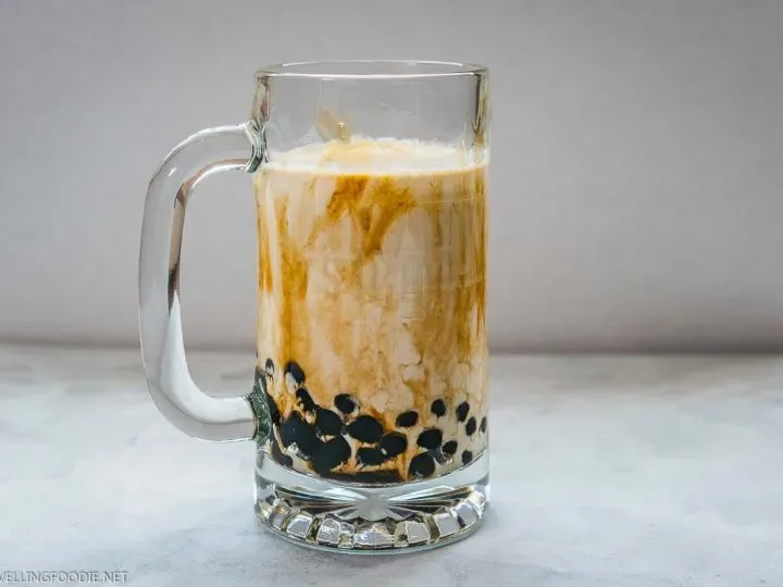 Brown Sugar Milk Tea with Tapioca
