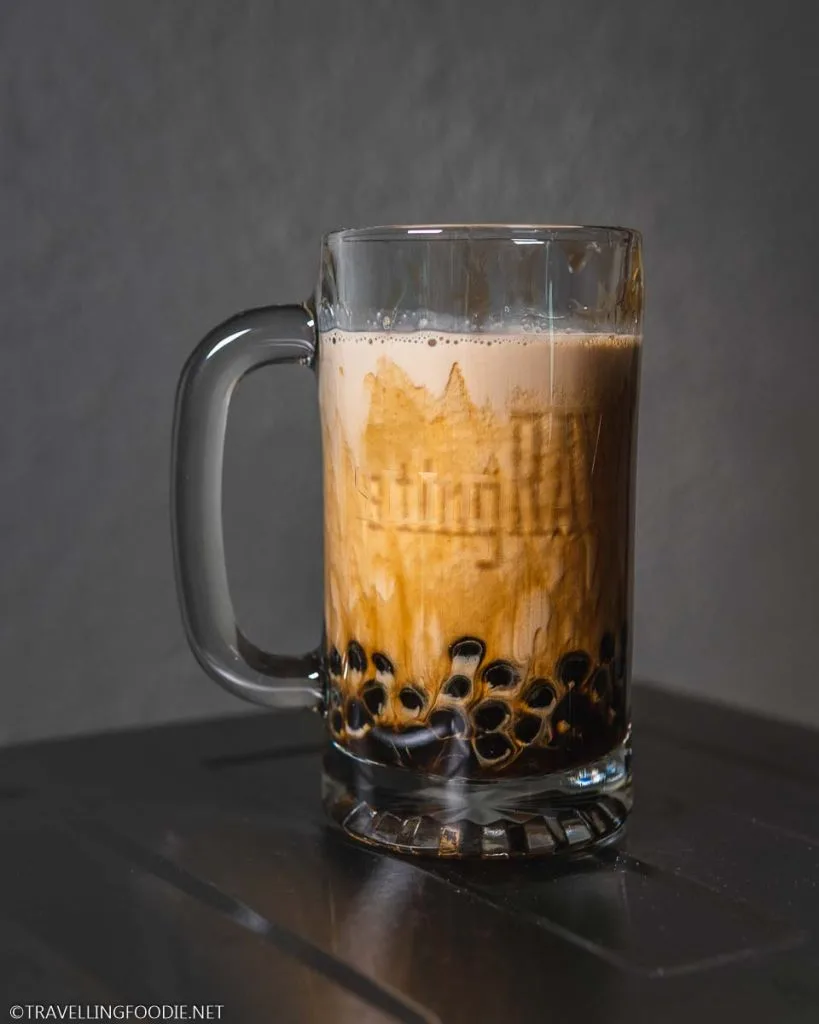 Brown Sugar Roasted Oolong Milk Tea with Tapioca