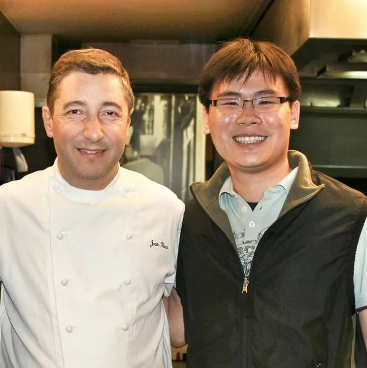 Chef Joan Roca and Travelling Foodie Raymond Cua at El Celler de can Roca in Girona, Spain
