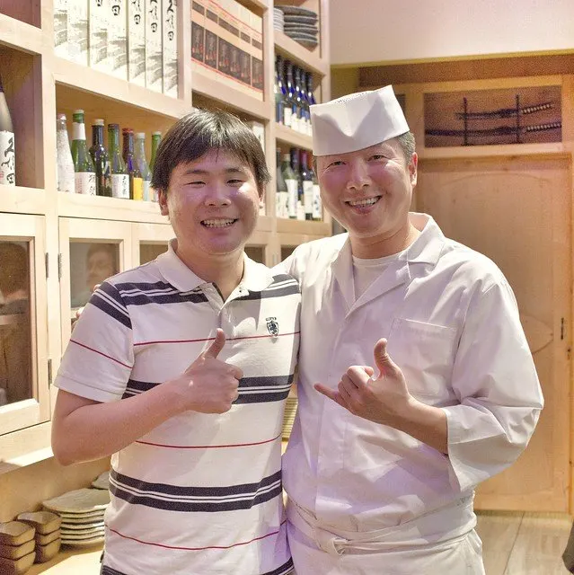 Travelling Foodie Raymond Cua with Chef Eric of Kame Omakase, Las Vegas