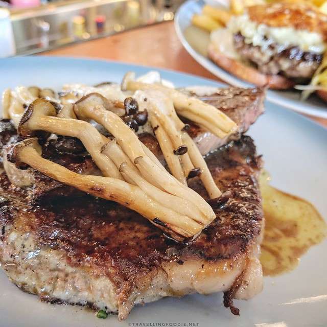 Ribeye Steak close-up at Aloette in Toronto