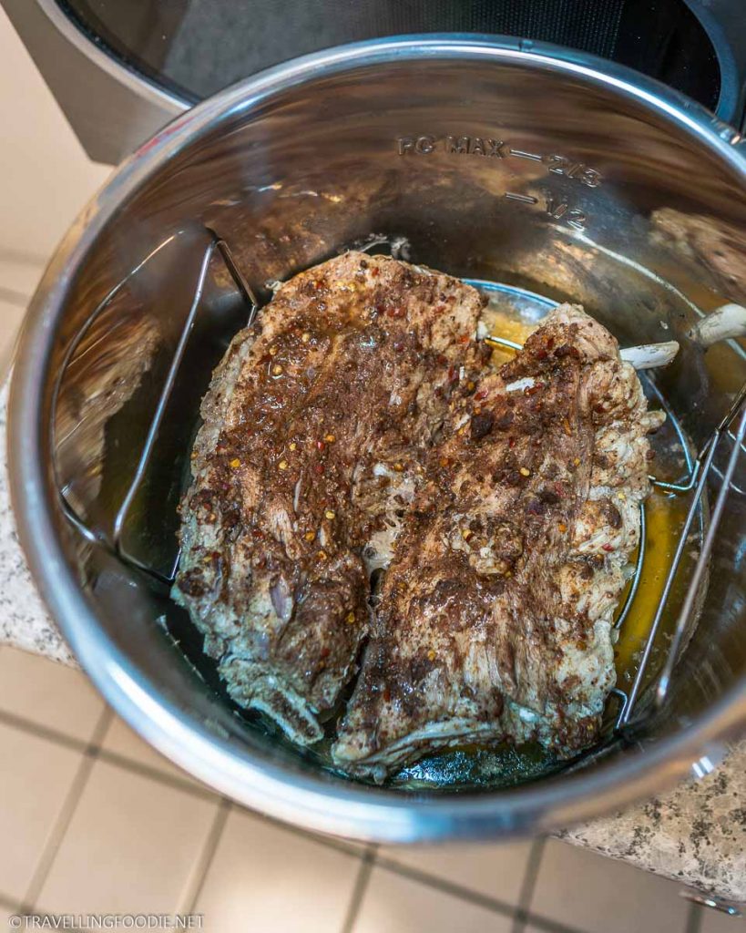 Pork Ribs with Jerk Seasoning on Instant Pot