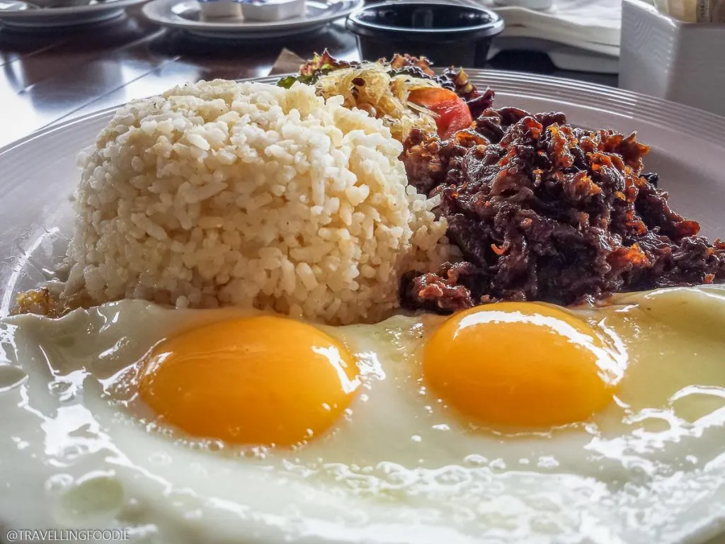 Beef Tapsilog at Bag of Beans in Tagaytay, Philippines