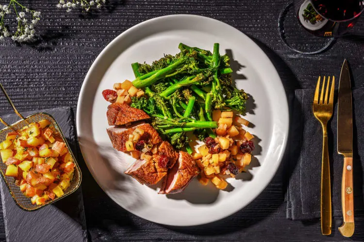 crispy duck breast
