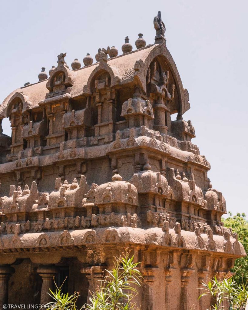 Ganesha Ratha at the Group of Monuments at Mahabalipuram in India
