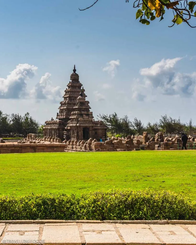 Shore Temple at the Group of Monuments at Mahabalipuram in India